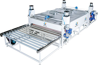 Máy ép con lăn nhiệt với bộ điều khiển nhiệt độ độc lập